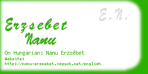 erzsebet nanu business card